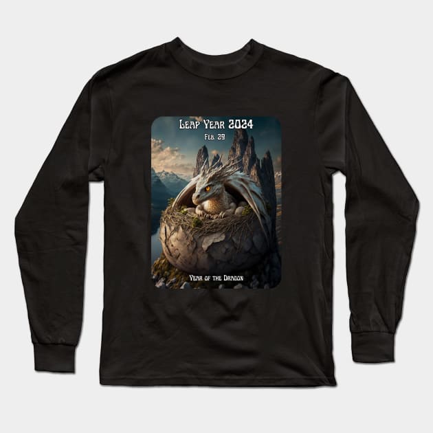 Leap Year, Year of the Dragon Long Sleeve T-Shirt by Spacetrap